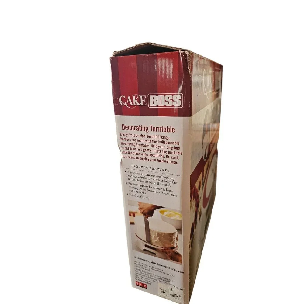 Cake Boss Decorating Turntable New In Box
